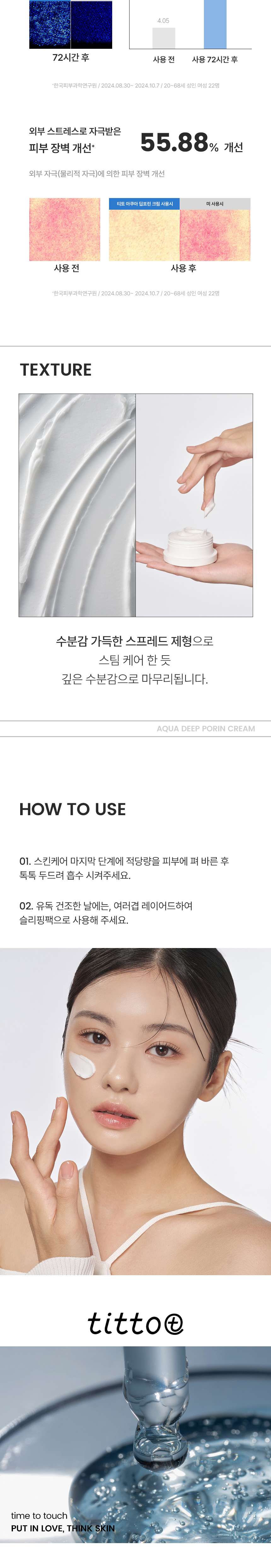 Titto Aqua Deep Porin Cream 50ml